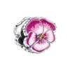 Toptan 30pc Kelebek Kiraz Çiçeği Mom Hindistan cevizi Ağacı Sakura Shanly Charms Boncuk Gümüş Cazibe Kolye Boncukları Pandora Bilezik Avrupa Cazibesi Boncukları Takı DIY