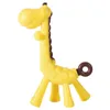 Cute Giraffe Teether Safe Silicone Teether Stick Baby Fawn Teether