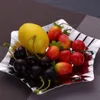 Bulaşık Plakaları Ev Halkı Dayanıklı Paslanmaz Çelik Tatlı Plaka Kek Salata Meyve Atıştırmalık Çanak Pratik Bulaşık