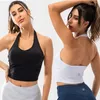 Yoga-bh för kvinnor Yoga Outfits halter neck sport underkläder dam med bröstkuddar vacker rygg sexig väst innerkläder sport fitness yoga klädesplagg VELAFEEL