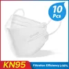 KN95 stofmaskers Ademend en comfortabel 3D Fit visvormige wilgende wilgvormige dubbellaagse smeltblauw masker unisex voor volwassenenmasker