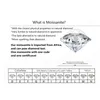 وصول فضفاض مويسانيت تسعة القلب زهرة الزهرة المفرومة الماس دي اللون 05-3 قيراط مويسانيت الخرز لصنع المجوهرات