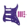 Ensemble de guitare Pickguard SSS 11 trous 50/52/52mm Pickup Covers Volume Tone Boutons Switch Tips