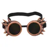 Retro Willow Nail Steampunk Açık Gözlük Bisiklet Koruyucu Dişli Yetişkin Motokros Goggles Motosiklet Gözlükleri Atv Clear Lens Kayak Kask Googles