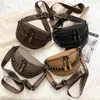 Tabree w talii Półksiężyc Design Kobiety skośne pu skóra casual crossbody ramię klatka piersiowa torebka mody 220423