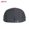Jovivi 2021 Nya män Flat Ivy Gatsby Tidning Säljare Hat Summer Driving Cabbie Hunting Cap Mouth Hats Styrning CAP Male Vintage J220722