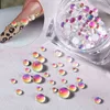 Candy Colors Mixed Size Love Heart Design 3D Nail Art Decoration Glass Crystal Beads AB Rhinestones DIY Flatback Acrylic Stones Y220408