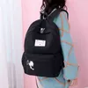 Preppy Style Fashion Women School Bag Brand Travel Ryggsäck för flickor Tonåringar Stylish Laptop Bag Rucks Girl Schoolväska