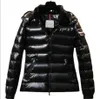 女性フード付きダウンコート厚くソフト暖かいダブルジッパー防水パーカー屋外ショルダーポケットデザインジャケット黒色ビッグサイズ 12345