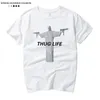 T-shirts T-shirts Senaste Fashion Street Style T Shirt Bomull Loose Men Kläder