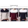 Browon Men Sweater Sweater Business Leisure Pullover Vneck Mens Fit Slim S Kitt for Man 220817