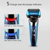 Epacket Kemei KM8150Z Trimmer 4 Blade Professional Wet Dry Shaver Rechargeble Electric Shaver Razor for Men Beard Shaving Mach4816373