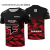 Csgo Esports Jersey Faze Team Polos G2 E-sports Personnalisé Id Nom Numéro Drapeau T-shirt Pour Hommes Tees Niko