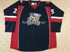 Chen37 C26 NIK1 #25 Dylan Larkin Grand Rapids Griffins Black Hockey Jersey Mens Mensed Tictuced أي رقم وأسم قمصان الاسم