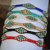 Exquisites Boho-Freundschaftsarmband, handgewebtes Seil, exquisites Reisperlen-Perlenarmband, Vintage-exotisches Schmuckarmband