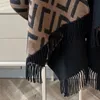 الجودة الأصلية Jacquard Cashmere و Wool Designer Scarf Shawl for Women Classic F Fashion Winter Winter Orchves Flust S227V