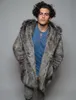 Męskie kurtki zimowe kobiety faux fur płaszcz 2022 Casual Plus w rozmiarze para z kapturem kurtka kota ucho ciepłe długie rękawie płaszcze męskie