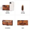 NXY 가방 2022 새로운 여성 지갑 레트로 여성 가죽 지갑 장수 지갑 카드 홀더 전화 가방 엠보싱 꽃 여성 지갑