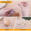 Presentförpackning 100 st 7 cm Clear Candy Bag Transparent Plastic Cookie Opp för bröllopsfödelsedagsfest Decor Diy Packaging Pouchgift