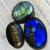 Decorative Objects & Figurines Labradorite Natural Stone And Crystal Healing Reiki Wicca Wichcraft Palm Meditation Gems Minerals Ornaments F
