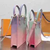 Novo Produto Mini Tote Bag Couro Bolsas de Ombro Feminino Letter Print Crossbody Bags Clássicas Designer Handbags Totes Feminino Hand Purses 220330