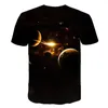 Мужские футболки летняя галактика Вселенная вселенная Starry Sky.