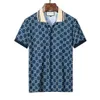 Fashion Polo Men Polo Shirts Camiseta de manga corta Diseñadora de la solapa Camisa de la solapa de negocios en blanco y negro Luxury 100% algodón Resistente transpirable M-3xl