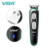 VGR Electric Hair Cutting Machine Raddningsbart hår Clipper Man Trimmer For Men Barber Professional Beard Trimmers