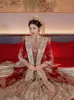 Vintage Ethnic Clothing Royal Bride Ancient China Ming Dynasty Hanfu Costume High-End Princess Wedding Dress Summer Imperial Wedding Ceremony Apparel