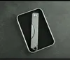 Promoção artwork cinzelando faca 440C lâmina de cetim tc4 liga de titânio lidar com facas de dobramento de bolso EDC keychain k1608