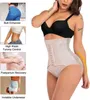 Midja och buken formade mage Mage Control trosor för kvinnor rumpa lyftare kort hög tränare korsett bantning body shaper underkläder 0719