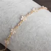 Bracelets porte-bonheur mode naturel oeil de chat pierre bijoux opale couleur or cristal fleur bracelets pour femmes cadeaux charme Inte22