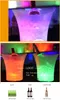 Secchiello per il ghiaccio della birra a LED Bicchieri Bar luminoso colorato Secchiello per champagne in acrilico 5L Secchiello per vino da cocktail in plastica KTV HH22-87