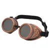 Steampunk Sunglasses Uisex Retro Cycling Sun Glasses Outdoor Goggles Masquerade Party Ornamental Round Frame Adumbral