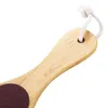 Double Sides Foot File Foot Care Rasp Pedicure Tools Feet Dead Skin Callus Remover Wooden Handle Scrubber Sandpaper