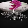 Headpieces trendy Rhinestone Hair Comb kralen Handgemaakte Crystal Chic Women Bridal Hoofdress Accessories Party Ornamenten