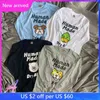 FABRIQUÉ HUMAINE Top T-shirts SÈCHES ALLS Ours Polaire Canard Tigre Chien Tête Dessin Animé À Manches Longues T-shirts T220808