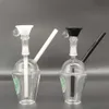 4.7Inches White Starbucks Cup Glas Bong Mini Waterleidingen DAP RIGHT en Oliereiljes Glazen Bongs Hookah Rook