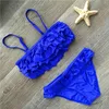 7-16 anos de idade infantil Falbala Girls Baby Kids Biquini Infantil Swimsuit Bikini Girl Summer Bathing Suiting 220426