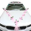 Сделай сам искусственный цветок белый свадебный автомобиль свадебный вагона