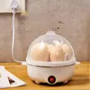 Multifunctional Egg Boiler Double Layers Electric Cooker Corn Milk Steamed Rapid Breakfast Cooking Machine Kitchen Tool 220721