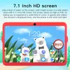 Kid Tablet 7.1inch HD -экран Wi -Fi Bluetooth 2 ГБ ОЗУ 16 ГБ ПЗУ ИГРУМАЯ Камера GPS Android 12 PC для Chrilden