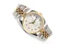 Högkvalitativ Asian Unisex Watch 2813 Sport Automatisk mekanisk lyxig herrtillbehör 116233 36mm Tryckt diamant DIAMITH DIAL Rostfritt stål Remsleden Watch Watch