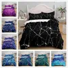 Modern marmortextur 3D Digital Printing Quilt Cover Three Piece Bedding Set