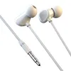 Ceramiczne słuchawki douszne dla Samsung Xiaomi Android Telefony komórkowe przewodowe Earbud Bass Music EARPLUGS Inteligentna redukcja szumów Komputerowe słuchawki telefonu komórkowego