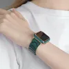 Sangle de bande de résine de luxe avec étui pare-chocs pour Apple Watch Series 7 6 5 4 SE IWATCH 40mm 41mm 44mm 45 mm