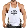 Erkek Tank Tops Salon Giysileri Erkekler için Vücut Geliştirme Gömlek Fitness Giyim Stringer Erkekler Yelek Kaslı Adam Kolsuz Sweatshirt