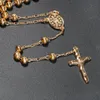 Chaînes Crucifix Pendentif Collier Chapelet Pour Hommes Femmes Enfants Médaille Catholique Romain Chrétien Religieux Prière GiftChains