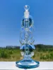 12 inch groen zware dikke gemengd kleur lab Hookah glas bong dabber rig recycler pijpen watervangen rookpijp met 14 mm vrouwelijke gewricht