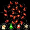 Christmas Decorations Santa Claus Snowman Tree Light String For Home 2022 Ornaments Xmas Gift Year 2022ChristmasChristmas